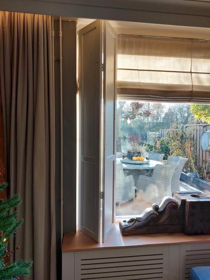 Houten luiken, Huis en Inrichting, Stoffering | Gordijnen en Lamellen, Minder dan 100 cm, 50 tot 100 cm, Ophalen of Verzenden