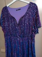 Paarse Glitter Glamour Feestjurk, Kleding | Dames, Gelegenheidskleding, Glamour, Paars, Maat 46/48 (XL) of groter, Nieuw