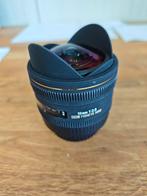Sigma 10mm f/2.8 DC Fisheye Canon - Als Nieuw, Ophalen of Verzenden, Zo goed als nieuw, Groothoek Fisheye-lens