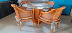 Eetkamerset met bijhorende stoelen webbing nieuw, Ophalen, Nieuw