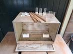 9 houten broedkooien te koop., Ophalen, Gebruikt, Hout, Broedkooi of Kweekkooi