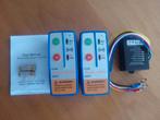 Draadloze lier afstandsbediening (2x) 12v en 24v blauw, Ophalen of Verzenden