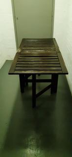 Tuinset Applaro hout inklapbaar 1 tafel 3 stoelen, Ophalen, Gebruikt