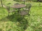 Bistro set / tuinset, Tuin en Terras, Tuinsets en Loungesets, Ophalen, Gebruikt, Tuinset, Eettafel