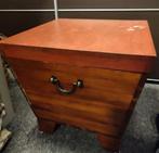 Degelijk houten Bijzettafel - dekenkist 50 x 50 x 47, Ophalen, Gebruikt, 50 tot 100 cm, Minder dan 50 cm