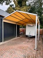 Alu Kadertent Frametent Opslagtent Carport 4x9mtr, Tuin en Terras, Partytenten, Ophalen, Gebruikt, Overige typen, 4 tot 6 meter
