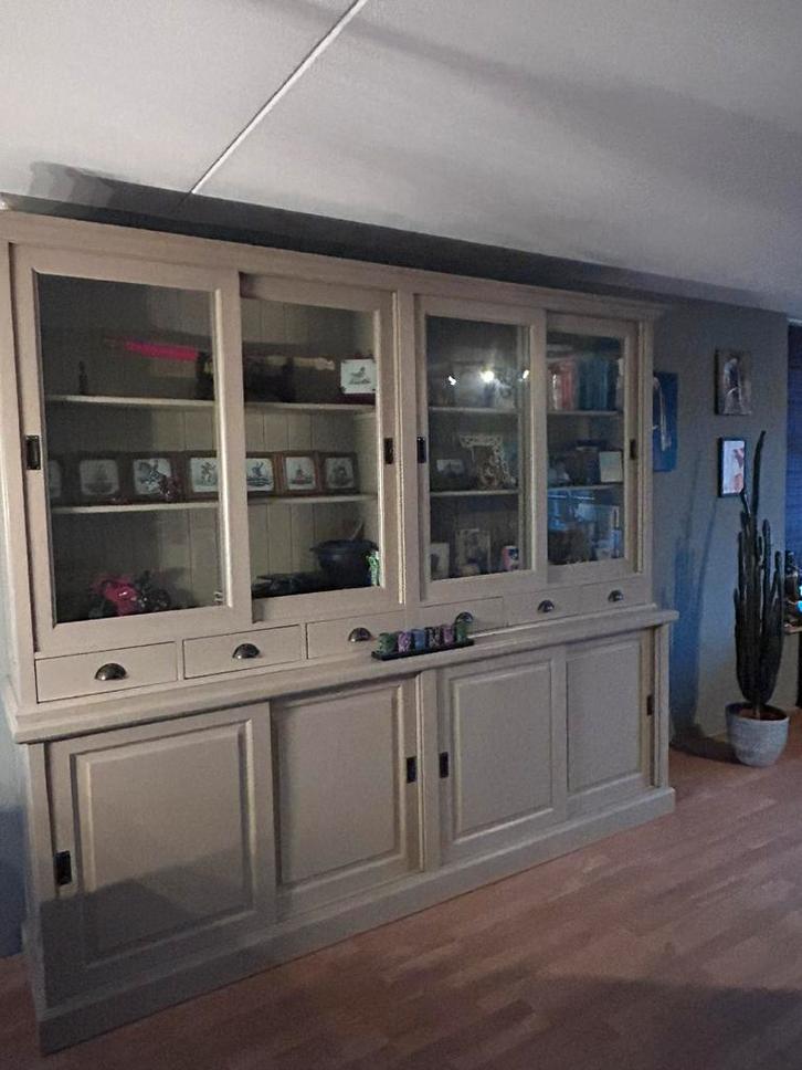 Prachtige Buffetkast/servicekast, Huis en Inrichting, Kasten | Buffetkasten, Gebruikt, 200 cm of meer, 200 cm of meer, 50 tot 75 cm