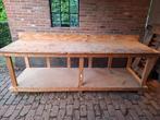 Goede lange diepe houten werkbank, veel werkruimte!, Doe-het-zelf en Verbouw, Werkbanken, Ophalen, Gebruikt, 170 cm of meer