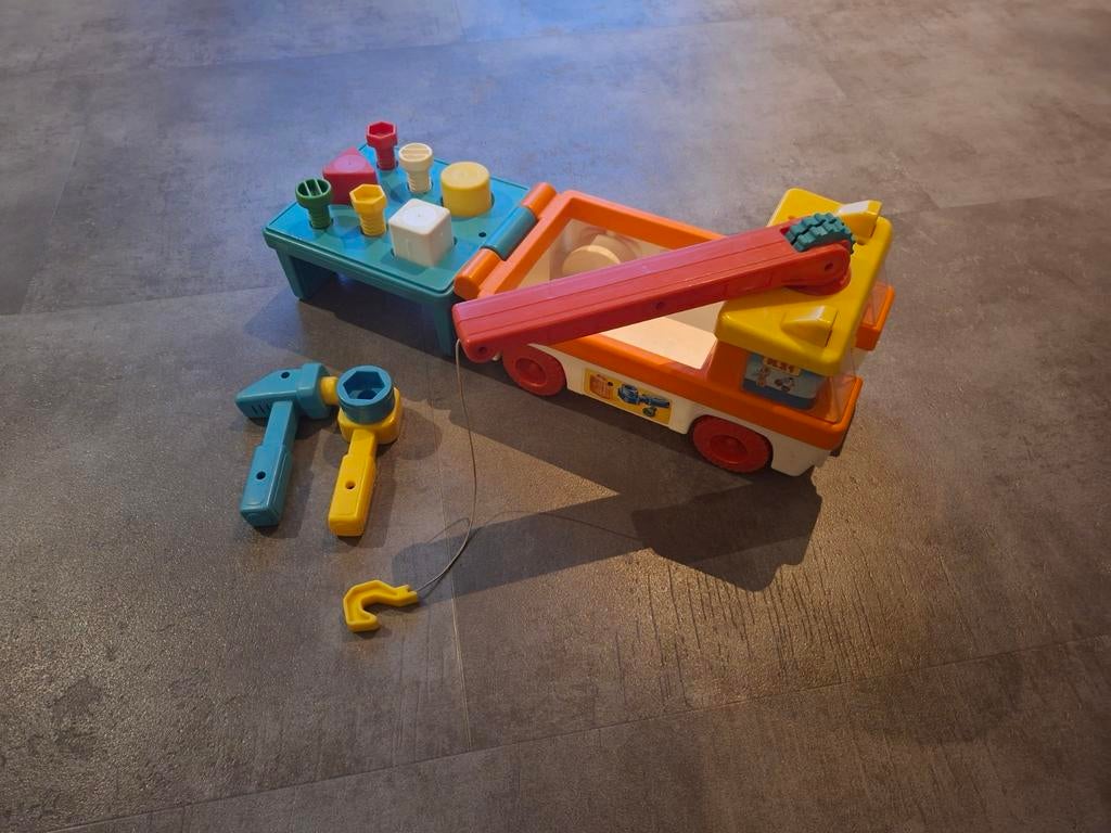 Vintage Chicco Flip' N Play Rescue Truck - Zeldzaam!, Ophalen of Verzenden, Gebruikt