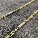 Prachtige 14k gouden massieve monte carlo ketting, Sieraden, Tassen en Uiterlijk, Kettingen, Ophalen of Verzenden, Nieuw, Goud