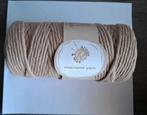 Macramé yarn beige/zand, Ophalen of Verzenden, Nieuw, Breien of Haken, Wol of Garen