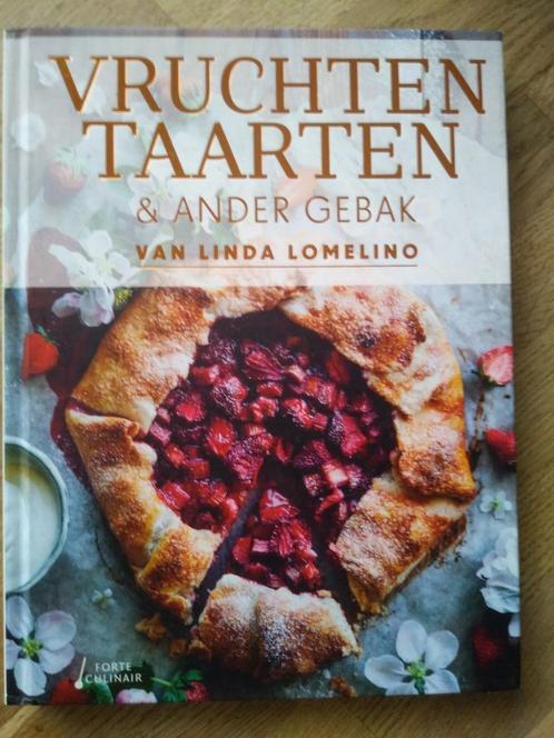 VRUCHTENTAARTEN & ANDER GEBAK, LINDA LOMELINO, 100% NIEUW., Boeken, Kookboeken, Nieuw, Taart, Gebak en Desserts, Overige typen
