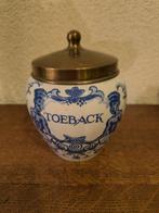 oud tabak (toeback) potje met koperen deksel, Ophalen of Verzenden, Koper