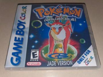 Pokemon Jade Version Game Boy Color GBC Game Case beschikbaar voor biedingen