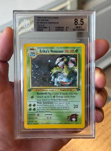 Erika’s Venusaur 1st Edition Holo 4/132 - Gym Challenge 2000 beschikbaar voor biedingen