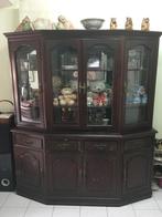 Vintage vitrinekast, Huis en Inrichting, Ophalen, Gebruikt, Met deur(en), 150 tot 200 cm