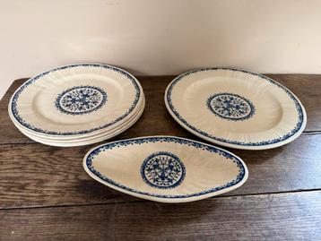 Antiek servies Gien 1875 Rouen beschikbaar voor biedingen