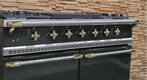 Luxe Fornuis Lacanche 100cm GROEN & MESSING 2 ovens, 60 cm of meer, Ophalen of Verzenden, Zo goed als nieuw, Energieklasse A of zuiniger