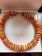 Vintage ketting bamboe of koraal, Ophalen of Verzenden, Overige materialen, Ketting