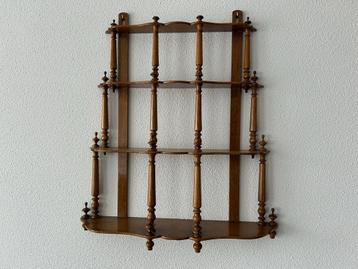 Vintage Houten Wandrek beschikbaar voor biedingen