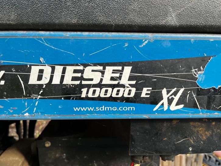 Kohler SDMO 12kVA Diesel Generator, Doe-het-zelf en Verbouw, Aggregaten, Gebruikt, Dieselolie, 10 tot 30 kVA, Elektrisch startend