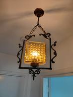 Antieke smeedijzeren hanglamp, Ophalen, Gebruikt