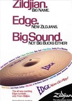 Zildjian EDGE Series (1996) – Razor Crashes & Solid Ride, Gebruikt, USA, Drums of Percussie, Ophalen of Verzenden