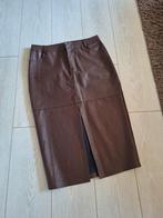 Cotton Club (nepleren) donkerbruine rok mt L, Kleding | Dames, Rokken, Bruin, Maat 42/44 (L), Ophalen of Verzenden, Zo goed als nieuw