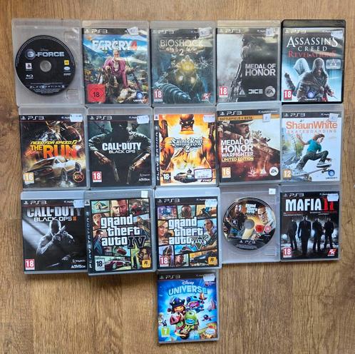 Playstation 3 Spellen, Spelcomputers en Games, Spelcomputers | Sony PlayStation 3, Zo goed als nieuw, Slim, Met 1 controller, Ophalen of Verzenden