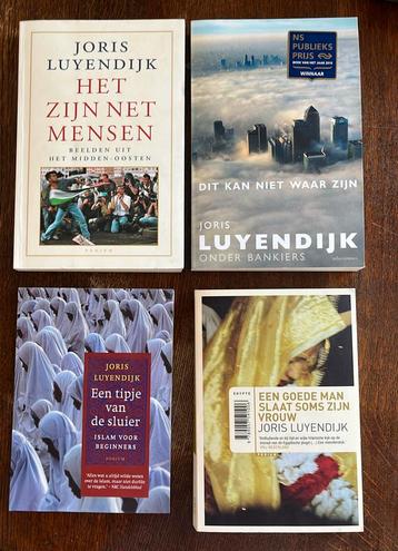 4 boeken van Joris Luyendijk (een gesigneerd) beschikbaar voor biedingen