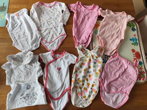 9x rompertjes maat 62 en 62/68, Kinderen en Baby's, Babykleding | Maat 62, Zo goed als nieuw, Meisje, Nacht- of Onderkleding, Ophalen of Verzenden
