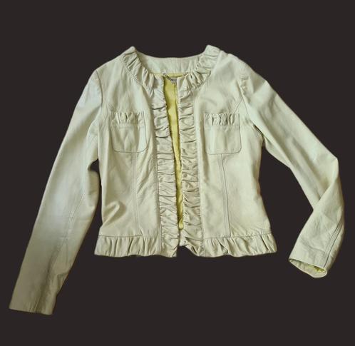 leren jasje van Tenax maat 36, Kleding | Dames, Jasjes, Kostuums en Pakken, Zo goed als nieuw, Jasje, Maat 36 (S), Overige kleuren
