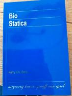 BioStatica - studieboek, Harry H.N. Oonk, Ophalen of Verzenden, Beta, WO