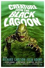 Creature from the black lagoon, Rechthoekig Staand, Ophalen of Verzenden, Zo goed als nieuw, A1 t/m A3