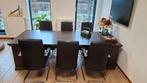 directie vergadertafel,eettafel,Chesterfield,eiken,design, Ophalen of Verzenden, Zo goed als nieuw