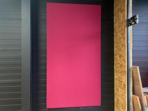 Akoestische magnetisch wandpaneel (roze), Doe-het-zelf en Verbouw, Platen en Panelen, Nieuw, Hout, 20 tot 50 mm, Ophalen