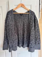 Grijs vest met panterprint - maat S, H&M, Ophalen of Verzenden, Zo goed als nieuw, Maat 36 (S)