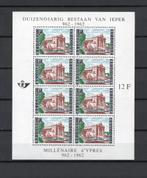 Belgie OBP 1962    blok 33    mi blok 27, Ophalen of Verzenden, Postfris