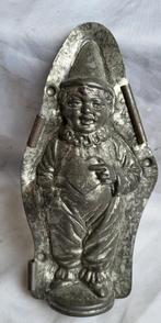 Antieke dubbele chocoladevorm: Pierrot (clown), Antiek en Kunst, Curiosa en Brocante, Ophalen of Verzenden