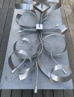 Hanglamp - Plafondlamp - Eetkamerlamp - Krullen, Huis en Inrichting, Ophalen, Metaal, Minder dan 50 cm