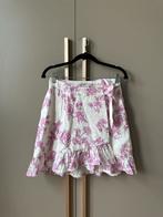Anna + Nina wit rokje met roze print. Maat M, Kleding | Dames, Maat 38/40 (M), Verzenden, Wit, Zo goed als nieuw
