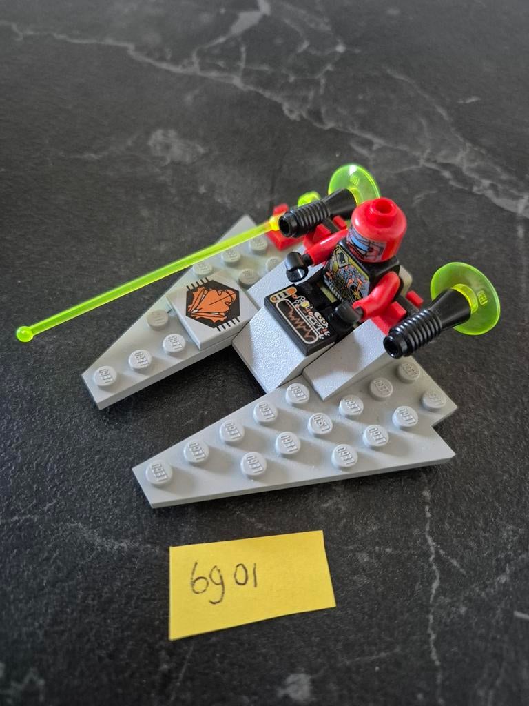 Vintage Lego Ruimteschip 6901, Kinderen en Baby's, Speelgoed | Duplo en Lego, Ophalen, Zo goed als nieuw, Complete set, Lego