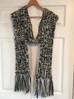 Lange zwart/witte Sjaal Nieuw, Kleding | Dames, Mutsen, Sjaals en Handschoenen, Addition Elle, Maat 42/44 (L), Nieuw, Ophalen of Verzenden