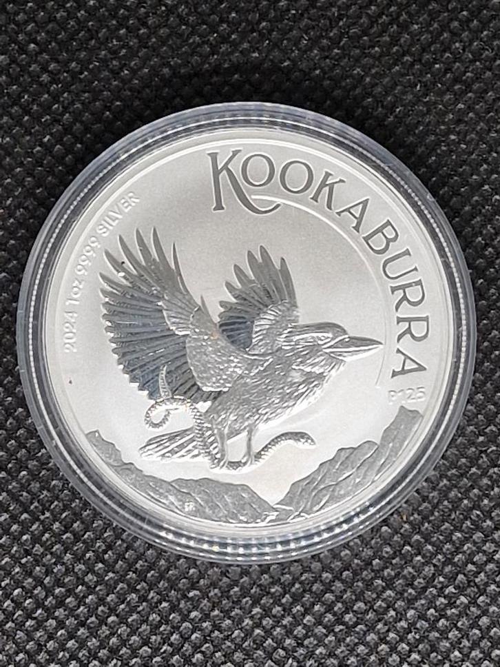 10 OZ MUNT ZILVER 2024 KOOKABURRA 999 SILVER OUNCE MUNTEN, Postzegels en Munten, Edelmetalen en Baren, Zilver, Ophalen of Verzenden