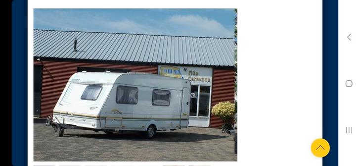 Compacte Swift caravan - met opklapbaar stapelbed, Caravans en Kamperen, Caravans, Particulier, tot en met 4, 750 - 1000 kg, Treinzit