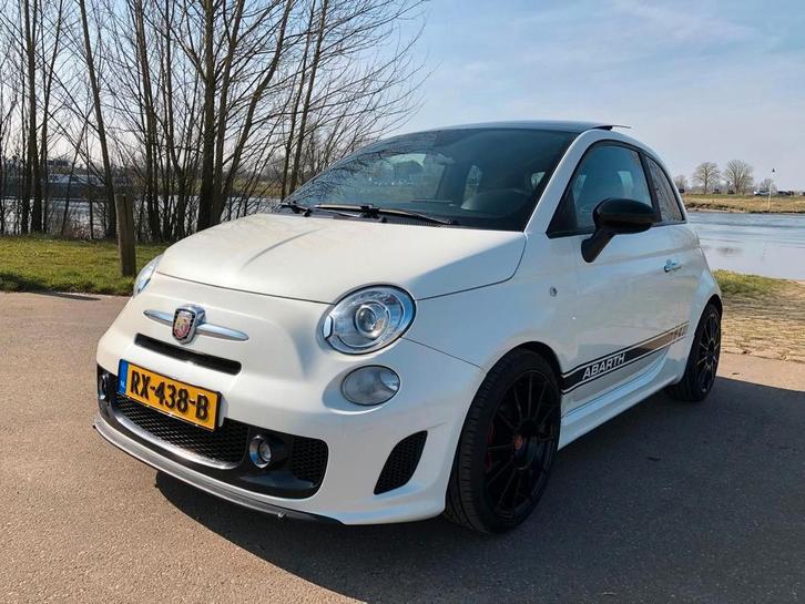 Fiat 500 1.4 Abarth 2011 Wit, Auto's, Fiat, Particulier, ABS, Airbags, Airconditioning, Android Auto, Apple Carplay, Bluetooth