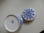 Vintage Delftblauw snoep/ stroopwafel pot, Ophalen