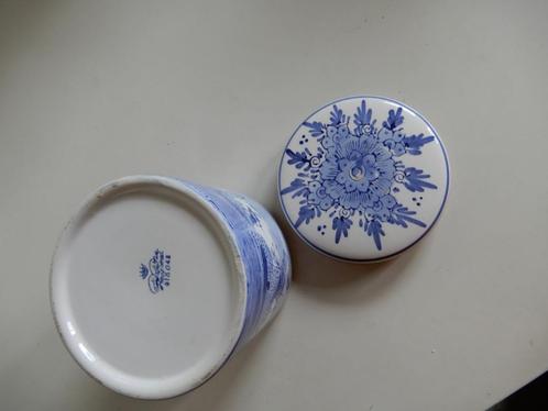 Vintage Delftblauw snoep/ stroopwafel pot, Antiek en Kunst, Antiek | Keramiek en Aardewerk, Ophalen