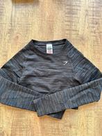 Gymshark longsleve, Kleding | Dames, Sportkleding, Zwart, Ophalen of Verzenden, Maat 36 (S), Gymshark