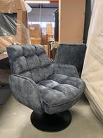 Fauteuil  grey.adore velvet Tropea draai 360 2 stuks ZGAN, Huis en Inrichting, Fauteuils, Ophalen, Minder dan 75 cm, Zo goed als nieuw